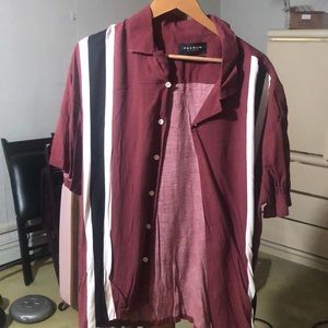 Mens striped dress shirt